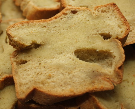 Gluten-free, yeast-free bean bread